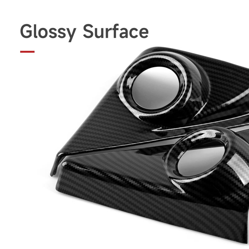 BRMYL Car Air A/C Vent Outlet Cover Decals for Honda Civic 2016 2017 2018 2019 2020 2021 10th Gen Accessories ABS Carbon Fiber Stickers - Image 5